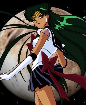 Sailor Pluto and the Moon